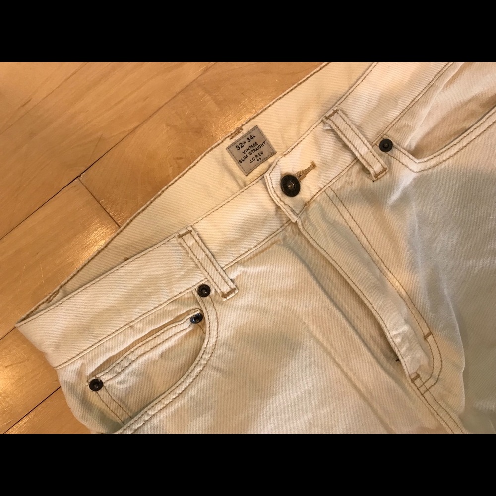 J Crew men’s jeans pants 32/34 Slim Straight